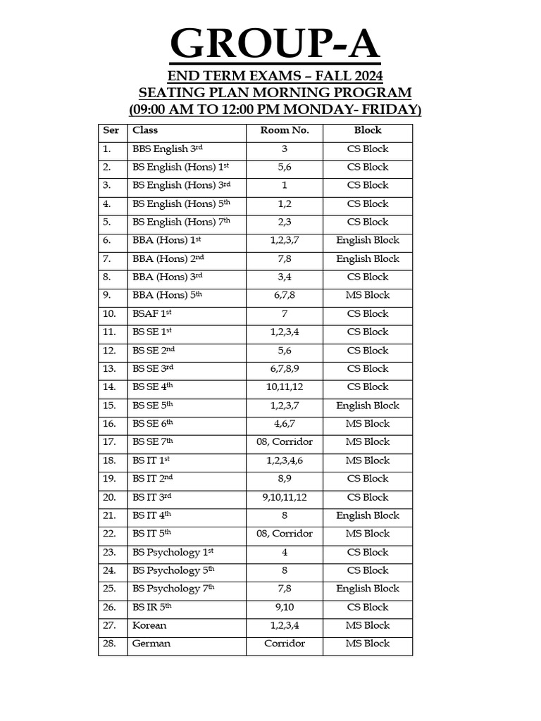01-class-wise-seatting-plan-group-a-end-fall-2024-pdf