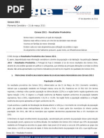 censos provisorios 2011