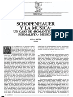 Schopenhauer y La Música.