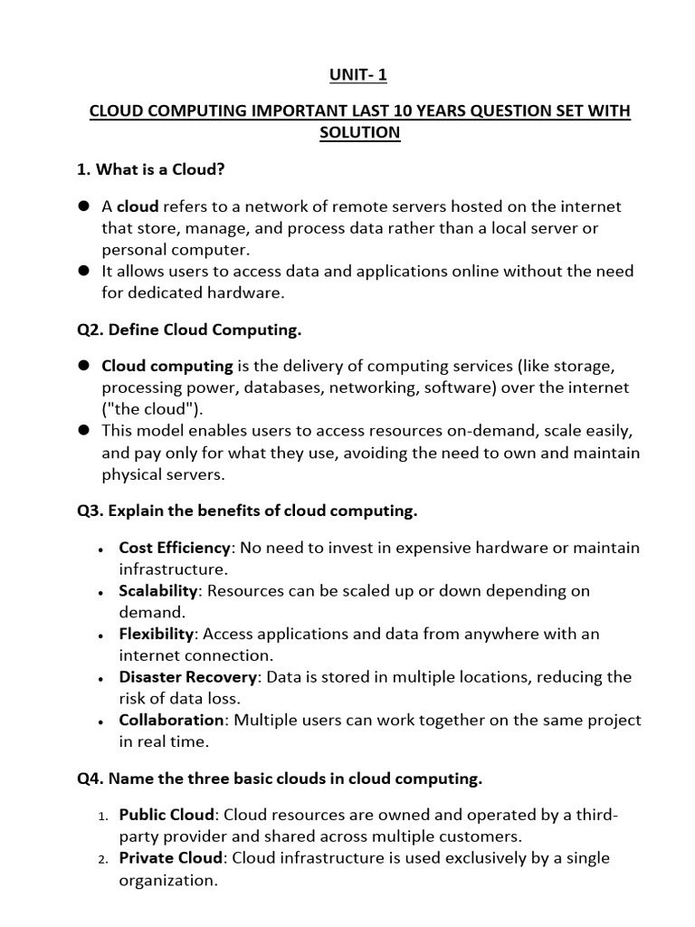 Key Concepts of Cloud Computing | PDF | Cloud Computing | Virtualization