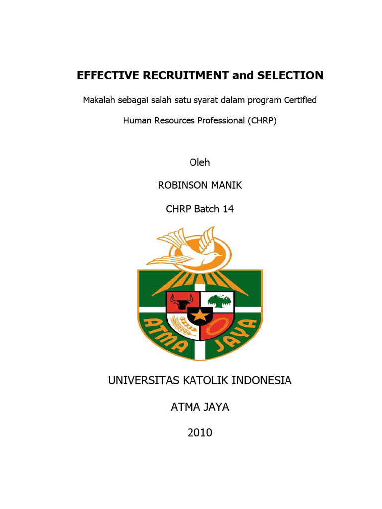 Makalah Batch 14 - Robinson Manik | PDF