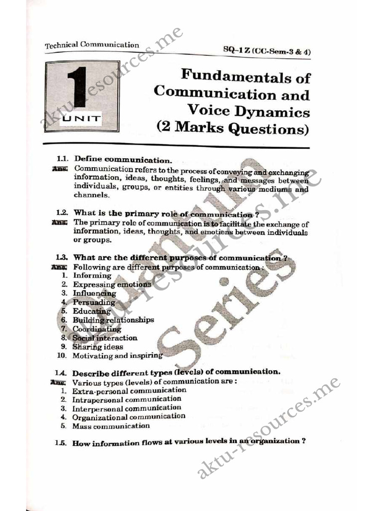2 Marks TC IMP Questions | PDF