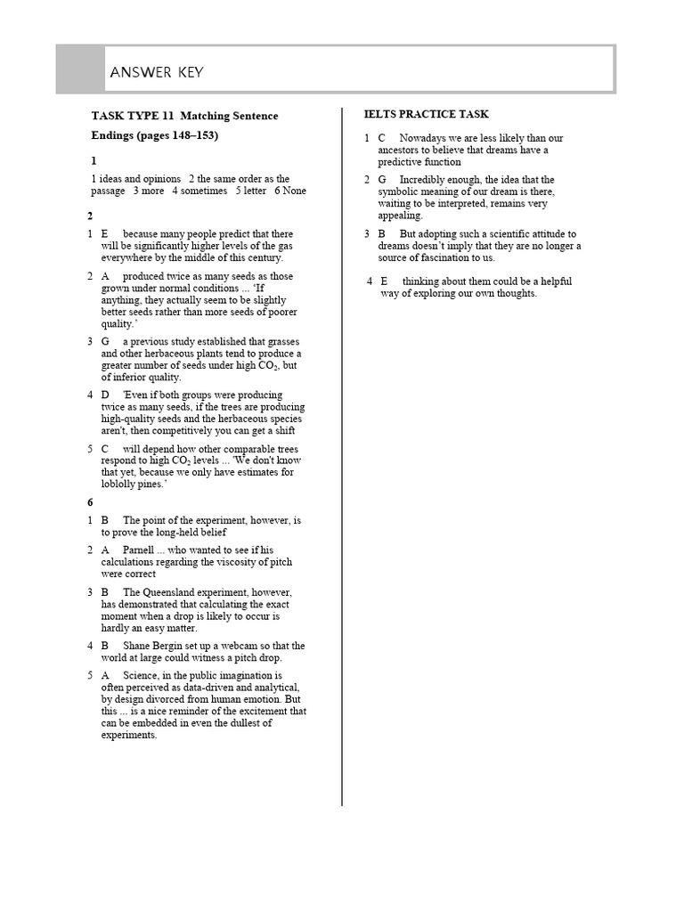 Reading Type 11 Key | PDF | Dream | Psychological Concepts