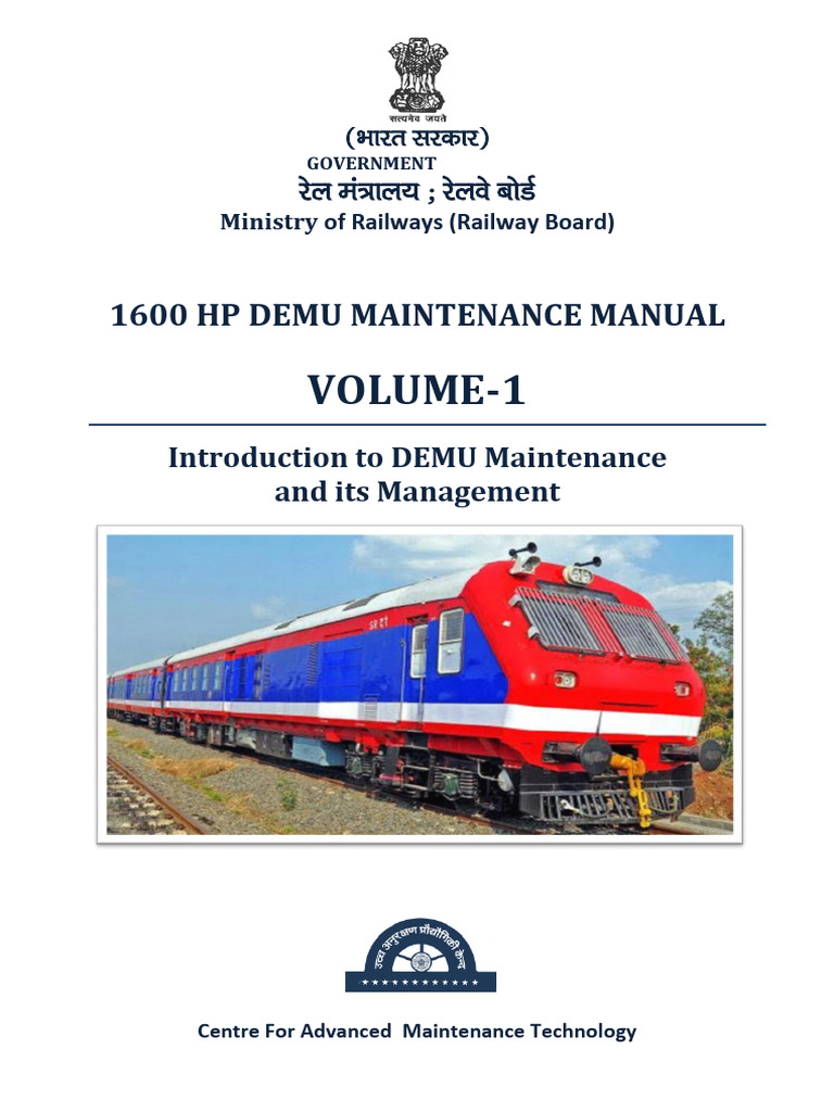 1600 HP DEMU VOL I Draft | PDF | Fires | Personal Protective Equipment