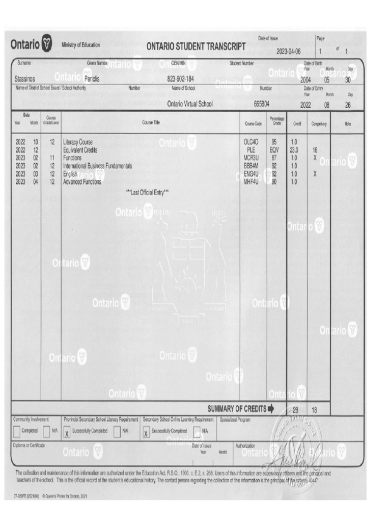 Periclis Stassinos Transcript | PDF