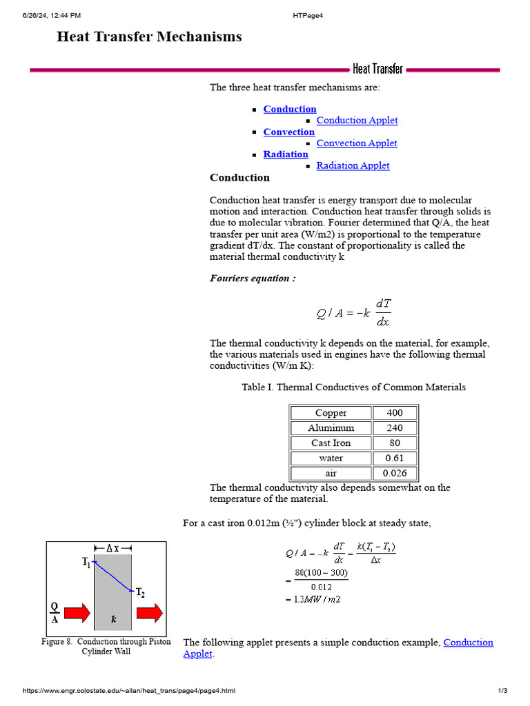 4 | PDF | Thermal Conduction | Heat Transfer