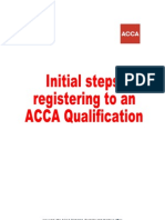Guide - Registering For ACCA