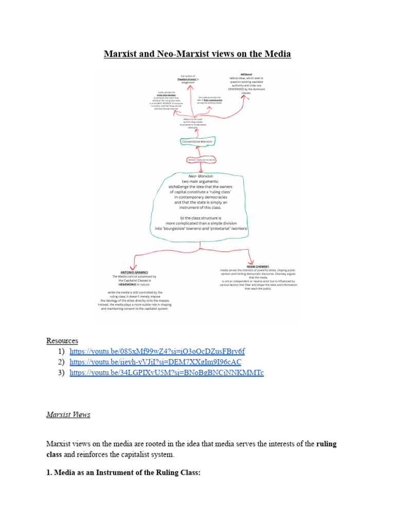 Marxist and Neo-Marxist Media Analysis | PDF | Marxism | Ideologies