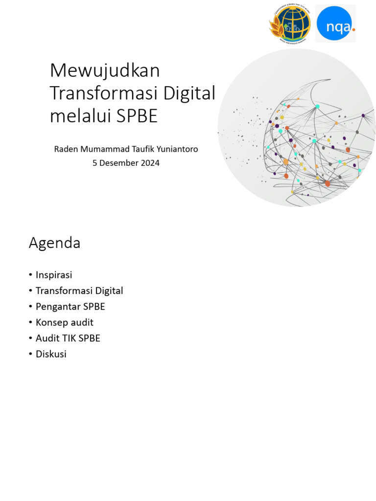 Transformasi Digital dan Audit SPBE | PDF