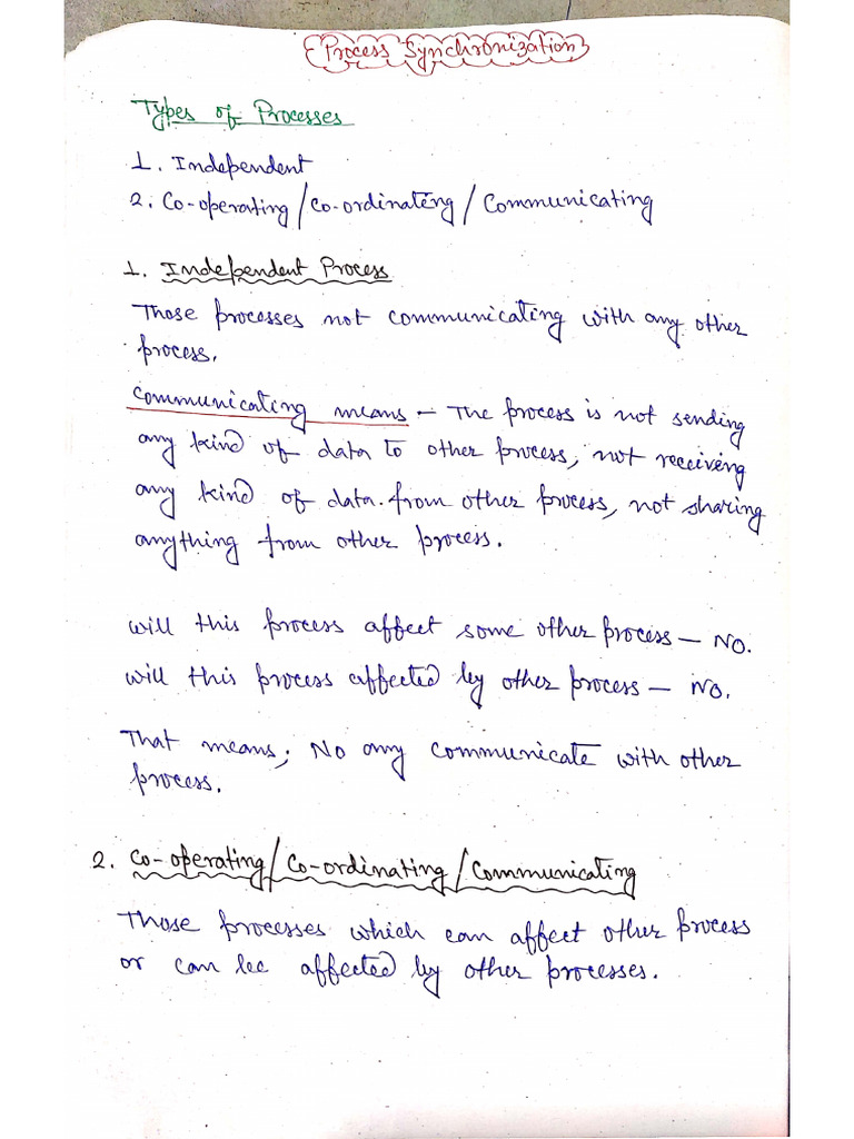 OS Notes Unit - 3&4 | PDF