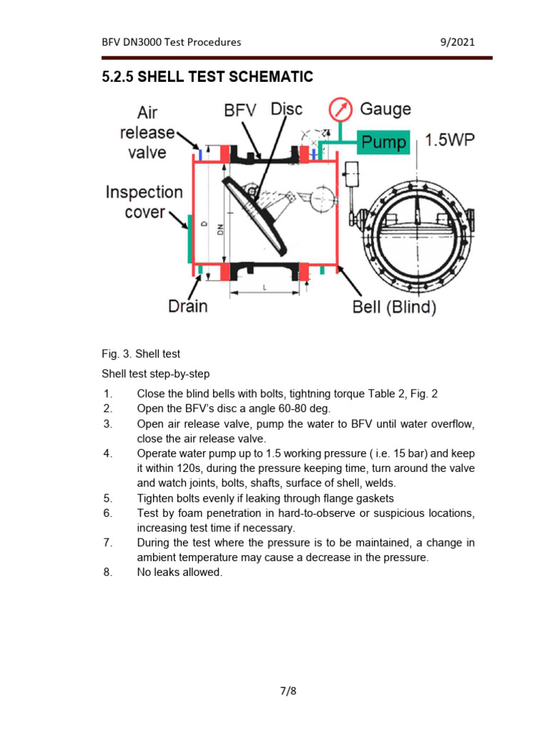 BFV Test Procedure 7 | PDF