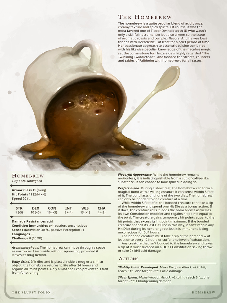 Homebrew Stats | PDF | Role Playing Games