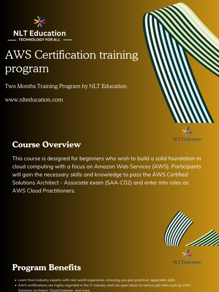 AWS Training Program NLTedu | PDF | Amazon Web Services | Cloud Computing