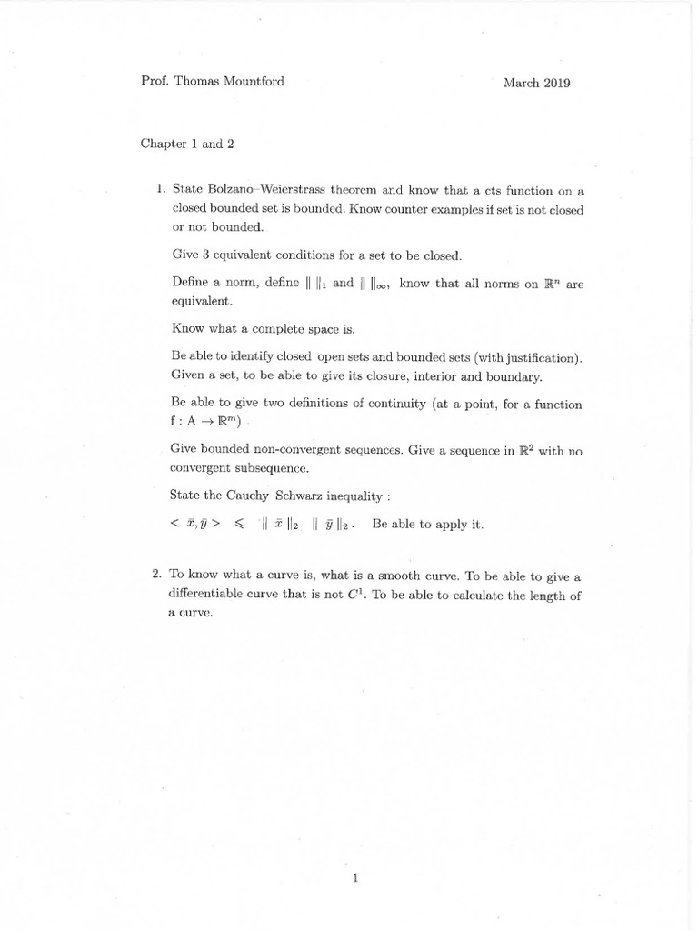 Open Questions 1 | PDF