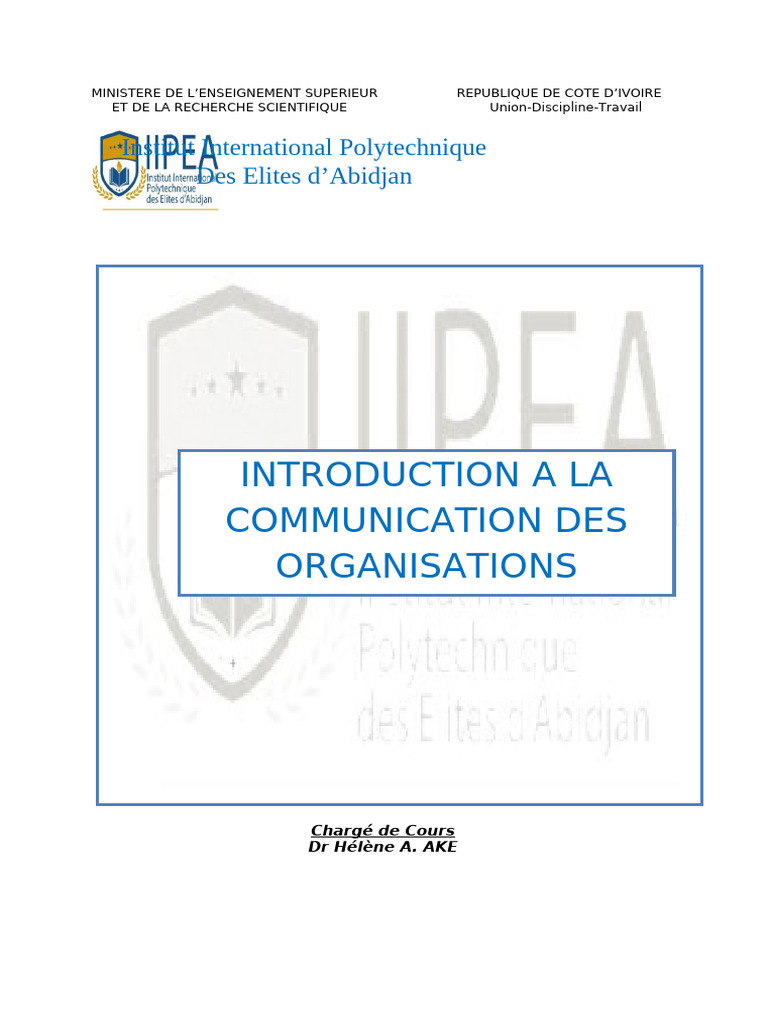 Communication Interne en Entreprise | PDF | la communication | Business