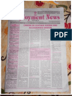 Employment News online e paper - Rojgar Samachar - रोजगार समाचार New Delhi 4 - 10 February 2012 Vol. XXXVI No. 45