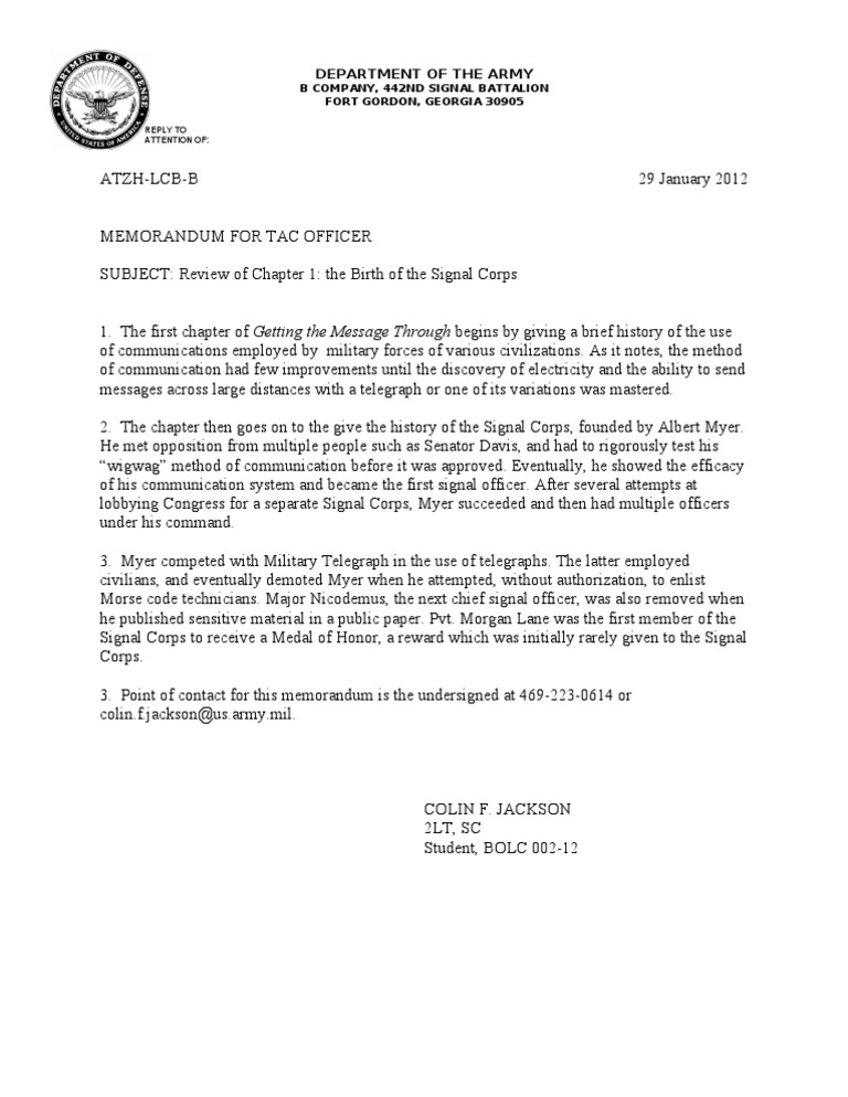 History of the Signal Corps | PDF