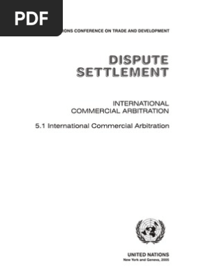 International Commerce Arbitration Alternative Dispute - 