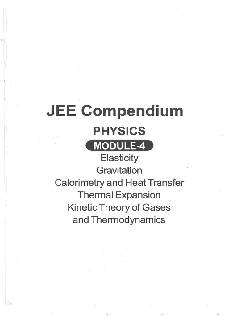 Physics JEE Module 4 | PDF