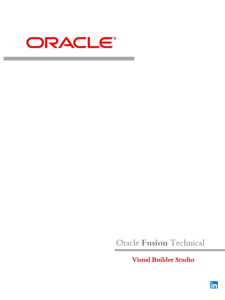 Overview of Oracle Visual Builder Studio | PDF | Information Technology ...