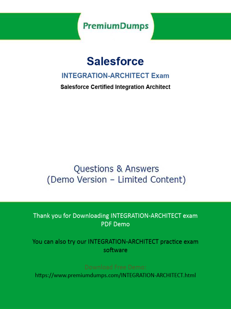 Salesforce Integration Architect Exam Q&A | PDF | Software ...