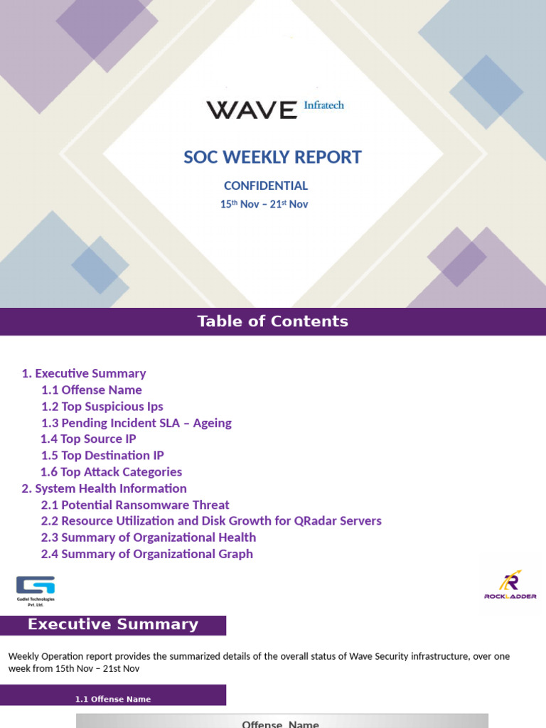 WAVE - Weekly Report 22-11-2024 1 | PDF | Security | Computer Security
