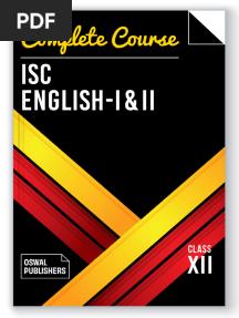 Oswal Complete Course English I & II for ISC Class 12 Reference