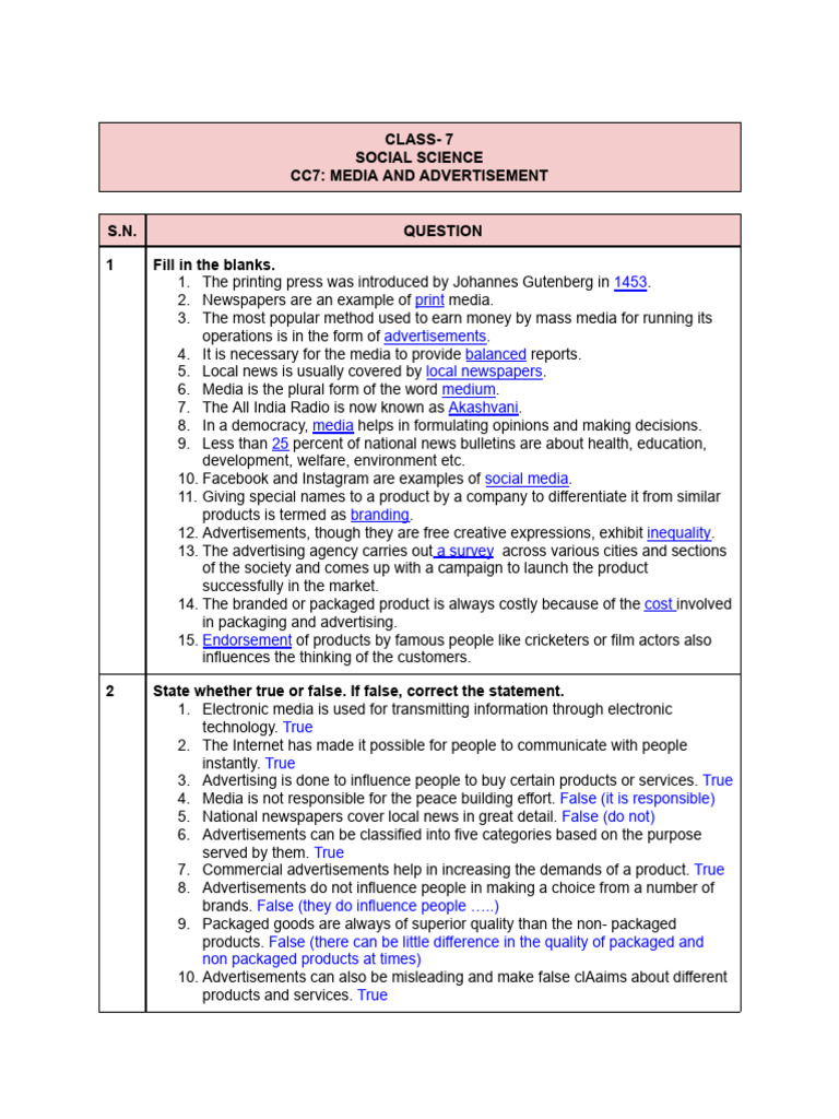7 CC7 QB | PDF | Advertising | Mass Media