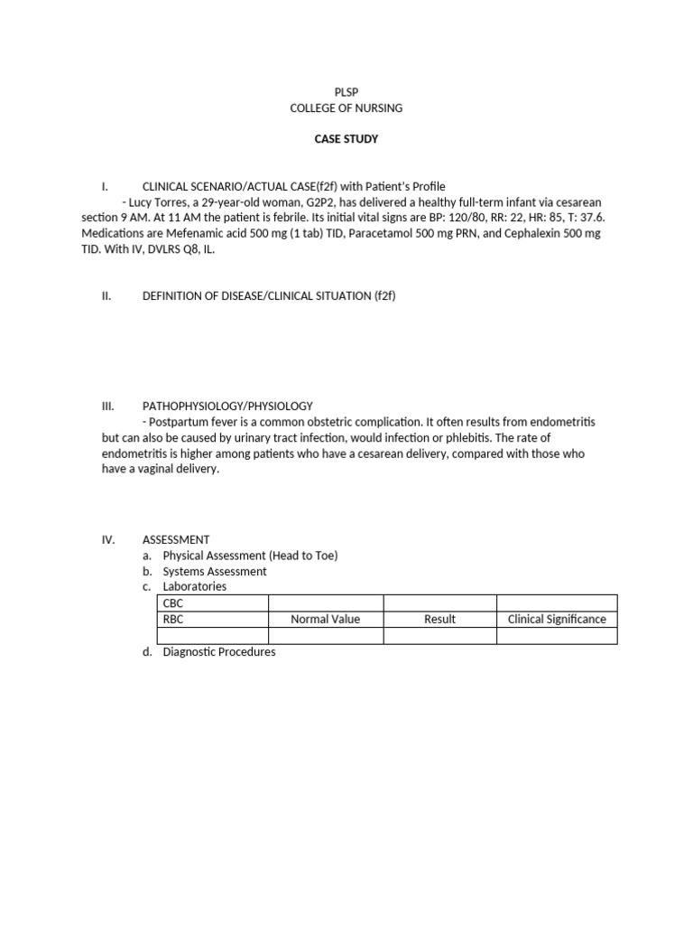 Case Study PLSP | PDF
