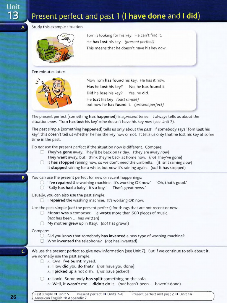 Present Perfect vs. Past Simple Explained | PDF