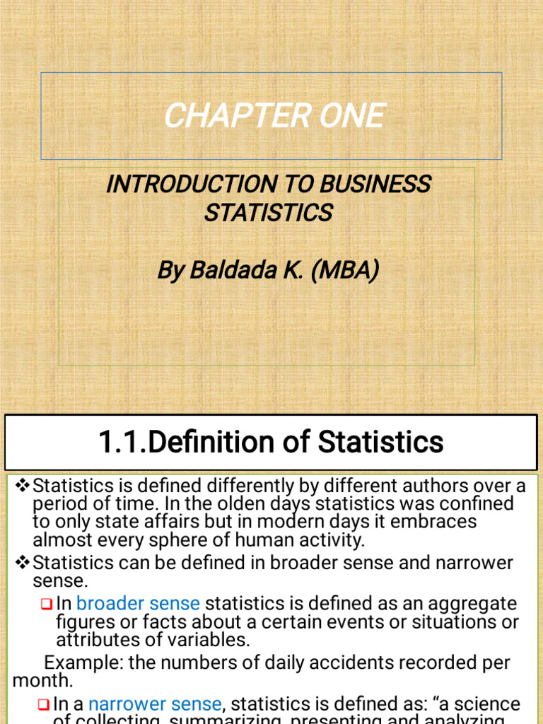 Definitions of Statistics by Authors | PDF | Statistics | Mode (Statistics)