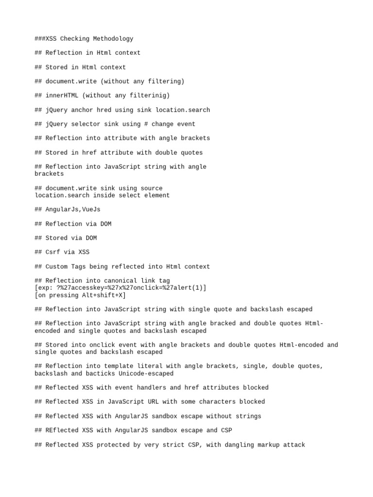XSS Vulnerability Assessment Guide | PDF