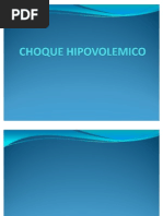 CHOQUE HIPOVOLEMICO