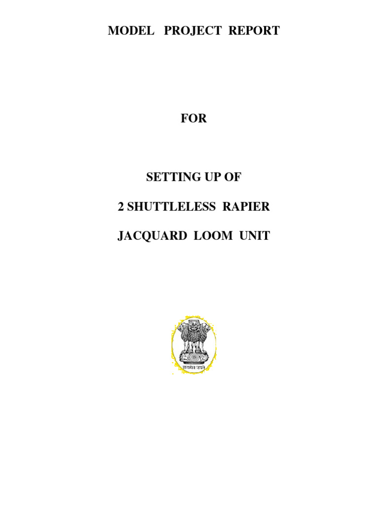 Jacquard Loom Project Report Overview | PDF | Loom | Weaving