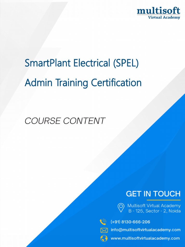 SmartPlant Electrical (SPEL) Admin Training | PDF | Educational ...