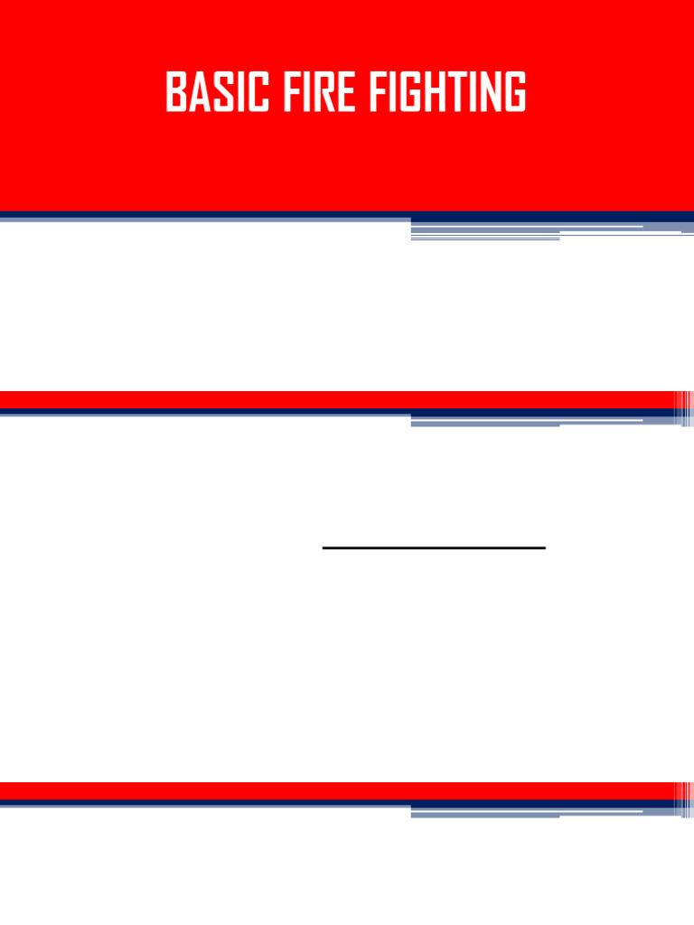 Panduan Dasar Pemadaman Kebakaran | PDF