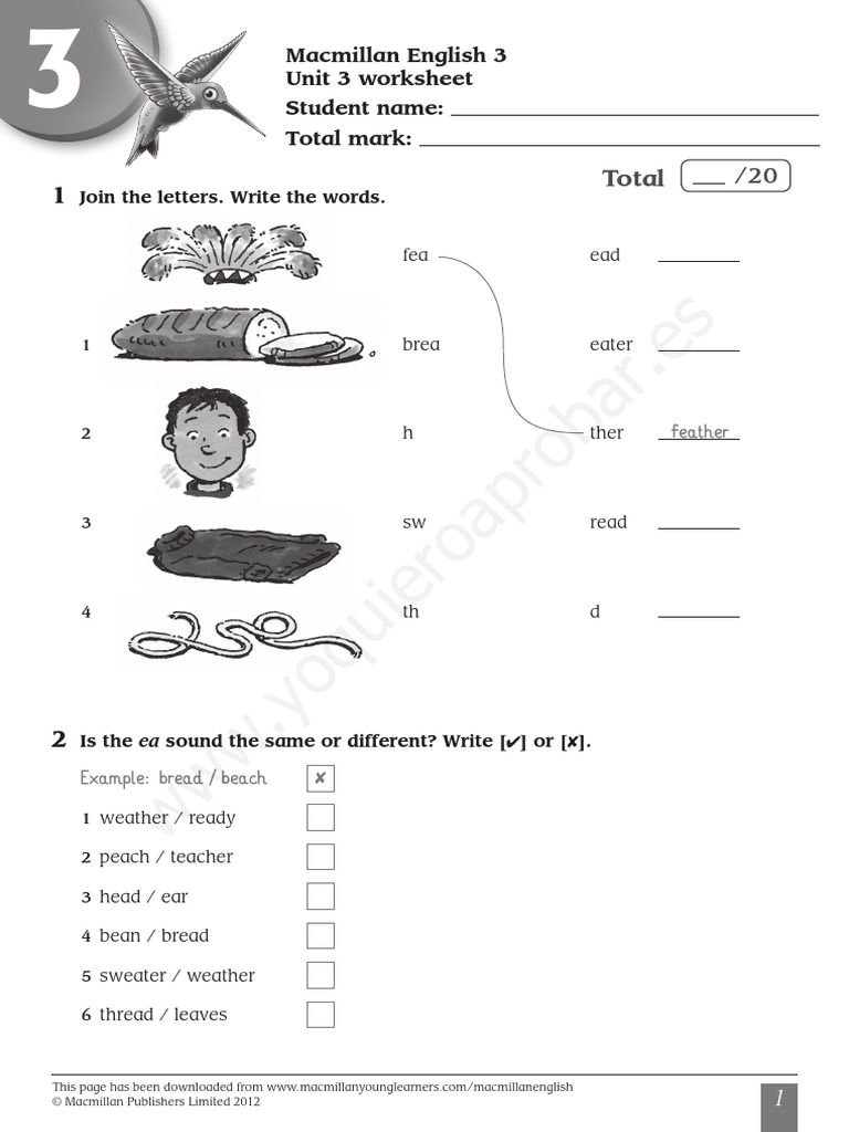 Macmillan English Language Book 3 Unit 3 PDF