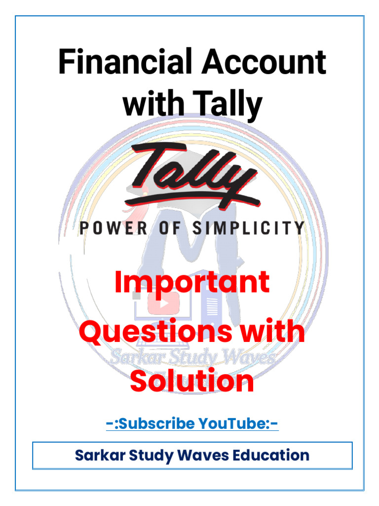 Tally Imp Questions Solution | PDF