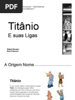 Titanio e suas ligas - Apresentação