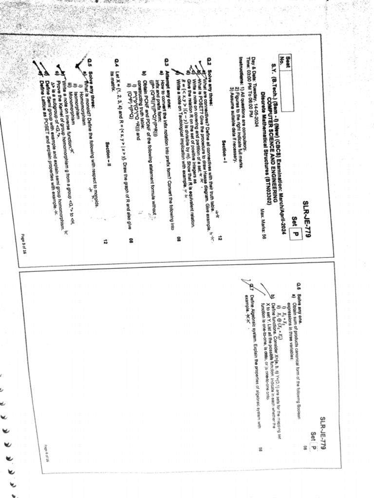 DMS Question Paper | PDF