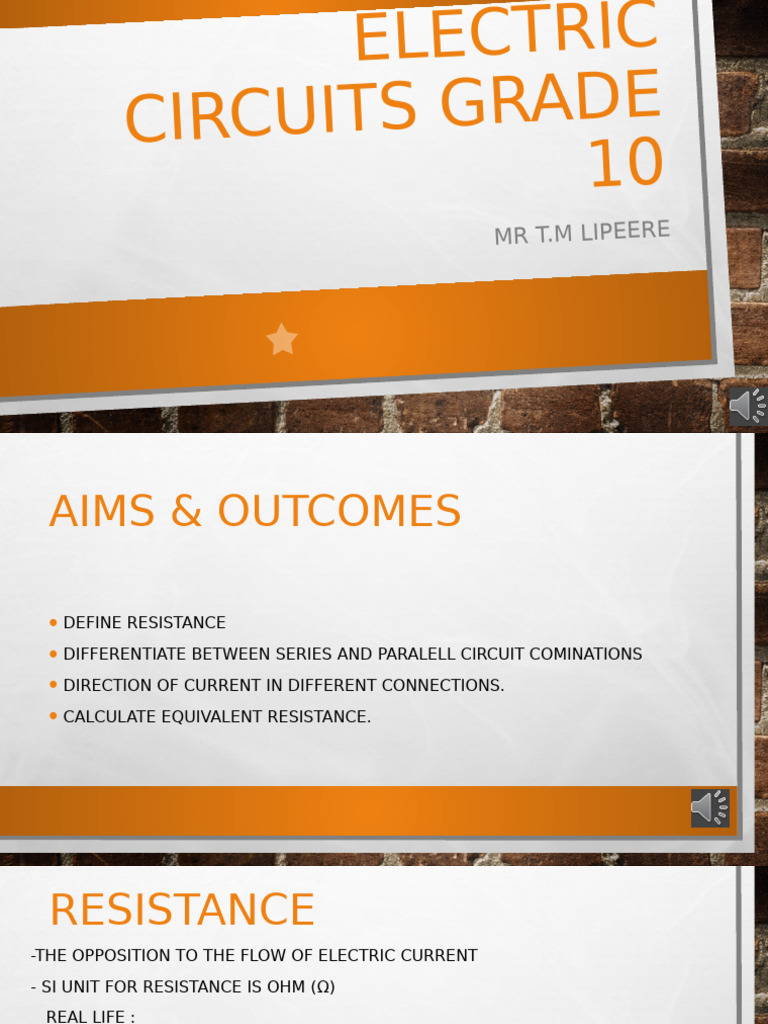 GRADE 10 ELECTRIC CIRCUITS QUESTIONS AND ANSWERS visual data 2