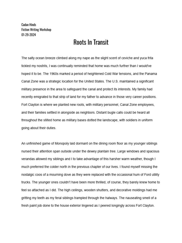 Nostalgia in the Panama Canal Zone | PDF