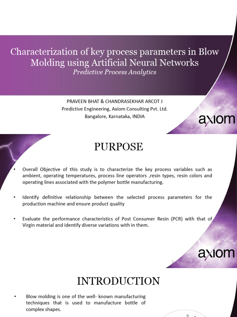 Characterization of Key Process Parameters in Blow Molding | PDF ...