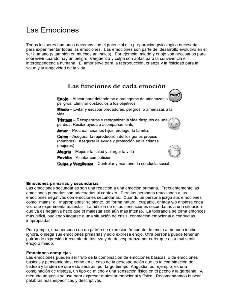 Comprendiendo las Emociones Humanas | PDF | Las emociones | Ira
