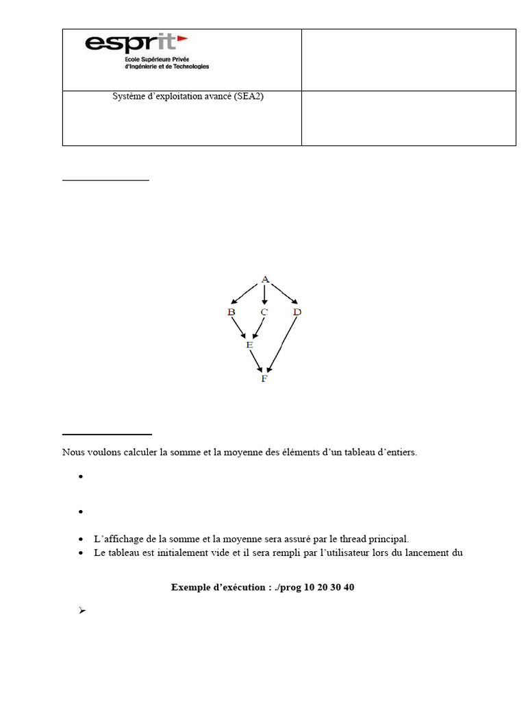 Synchronisation de Tâches et Threads | PDF | Thread (informatique ...
