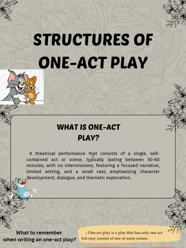 Structures of One-Act Play | PDF | Plot (Narrative) | Narrative