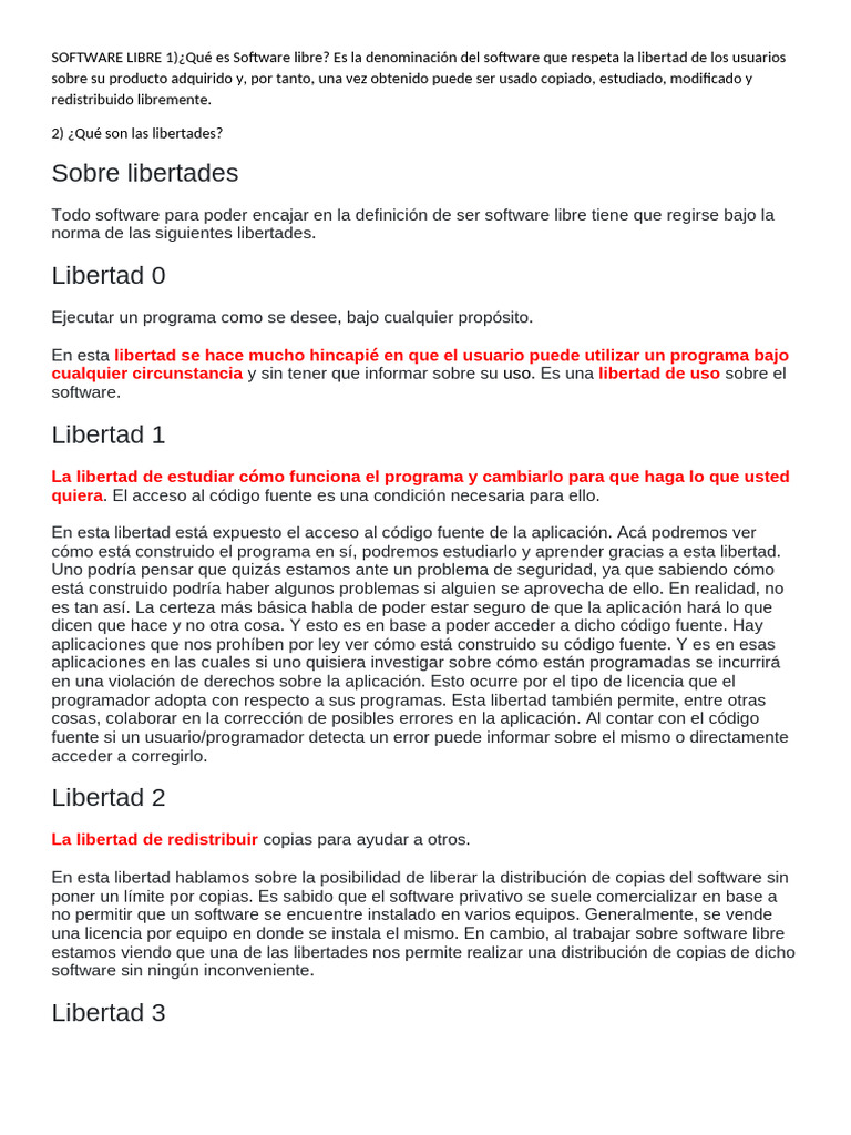 Guía Completa sobre Software Libre | PDF | Software libre | Software