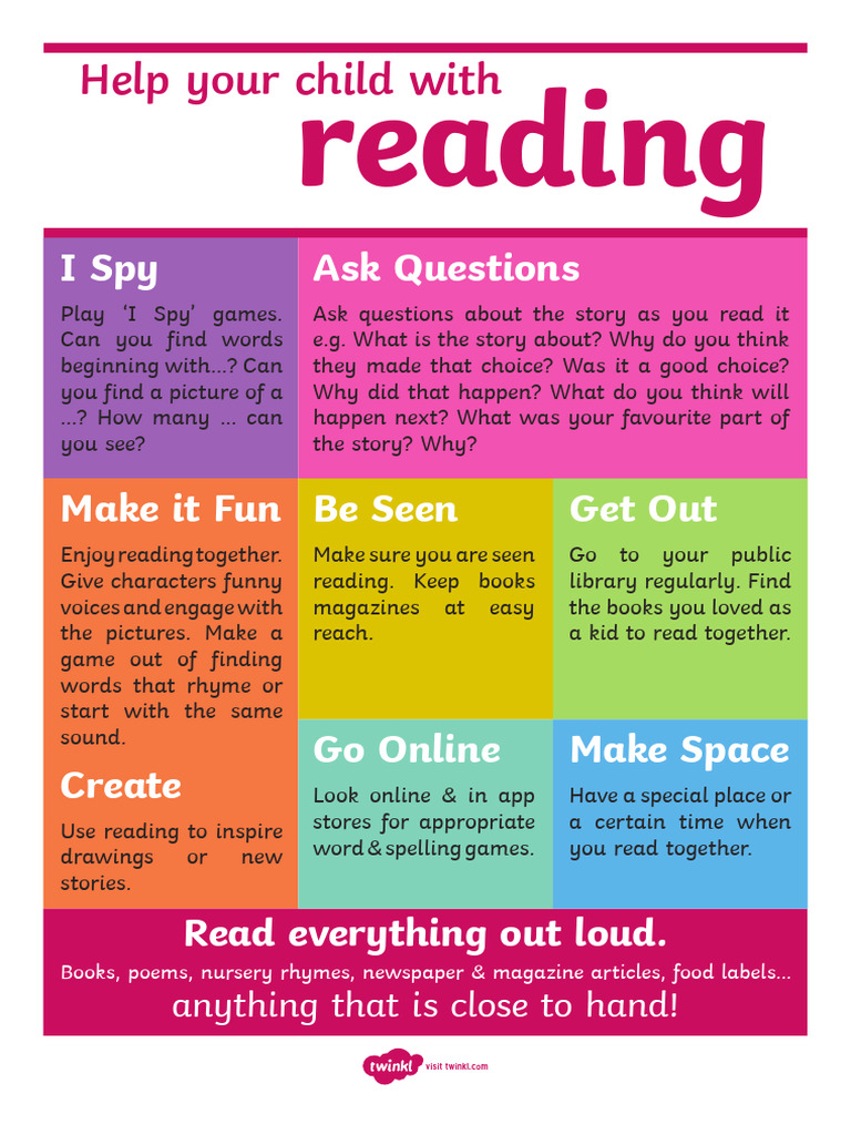 How To Help Your Child With Reading