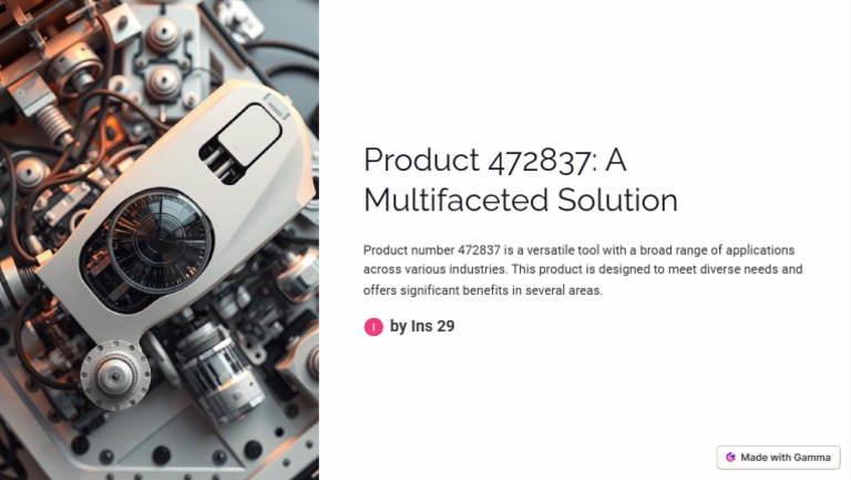 B6 1317: The Multifaceted Solution Shaping Industries, Health, and Innovation