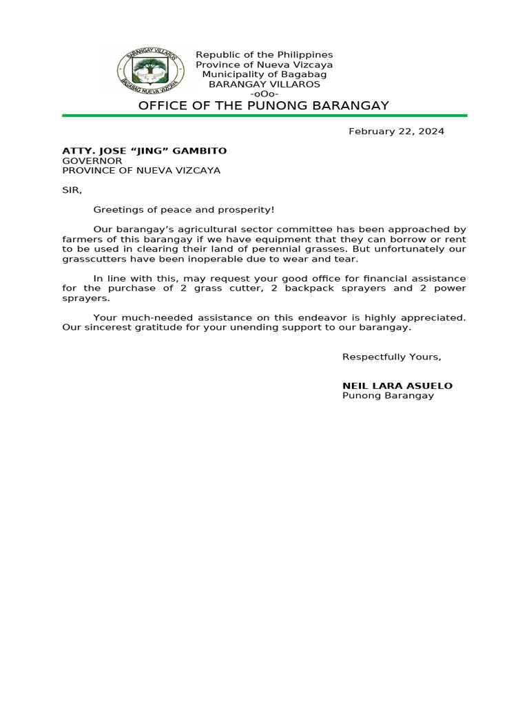 governors request VUFA | PDF